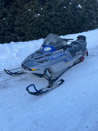 Runs and drives good . Fast machine . 2 seater . Electric start . Reverse . 3900 miles 1800$ Call or...