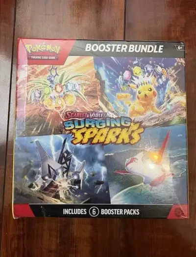 Pokemon Surging Sparks 6 Booster Pack Bundle, View more
