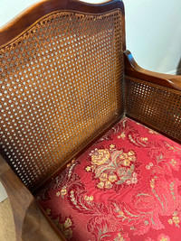 Antique Cane Sofa & 2 Chairs