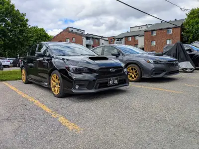 2 set de mag 17" Etai sur subaru wrx 2021 et 2022 Jles vend plus pour les mags Demande moi pas le 32...