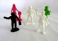 FIGURINES TimMee GALAXY LASER TEAM SPACE FIGURES Vintage 1970.A