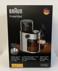 Braun 120V FreshSet Burr Coffee Grinder KG7070 BRAND NEW
