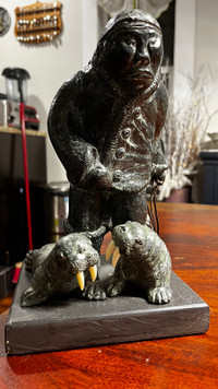 Wolf Originals The Wolf Sculptures Handmade in Canada Vintage Ca