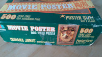 Vintage 1989 Indiana Jones and the Last Crusade Movie Poster Puz