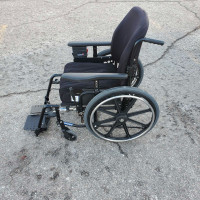 Foldable Wheelchair Padded Back Support Padded 