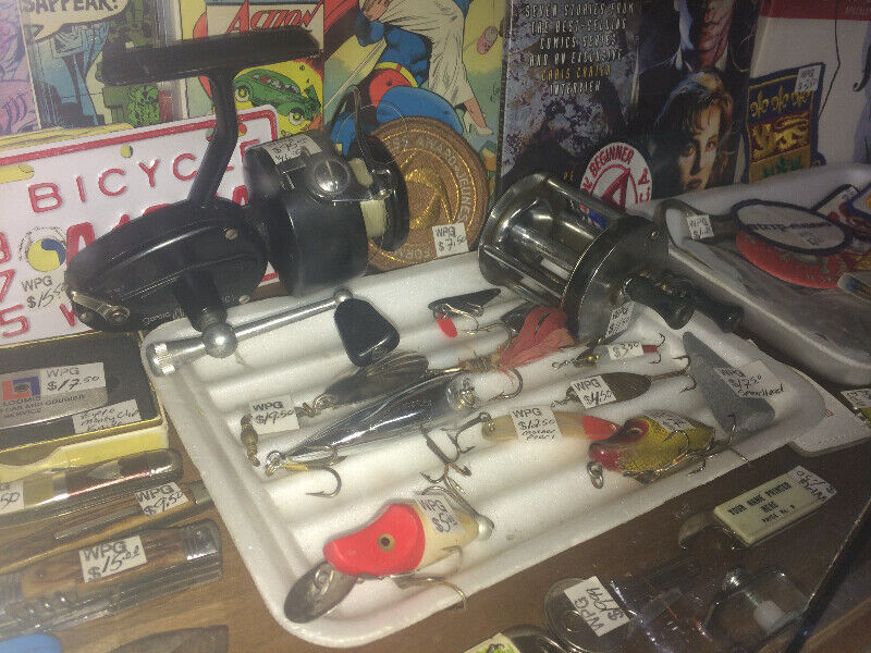 Vintage Fishing Reels, Lures Forks Antique Mall ★ Fishing, Camping