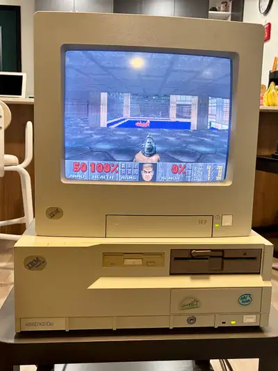 Vintage IBM 486 PC, View more