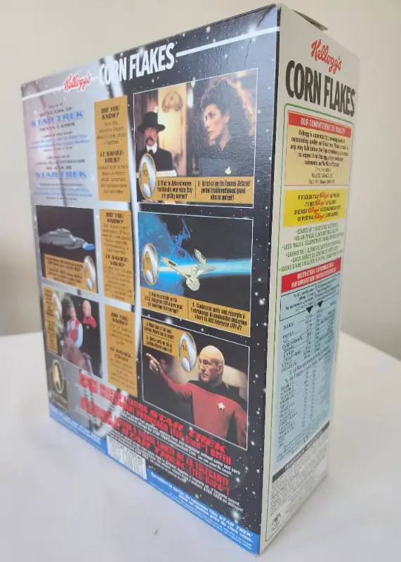 STAR TREK Captain Kirk Kellogg’s Corn Flakes Cereal Box in Arts & Collectibles in Kitchener / Waterloo - Image 7