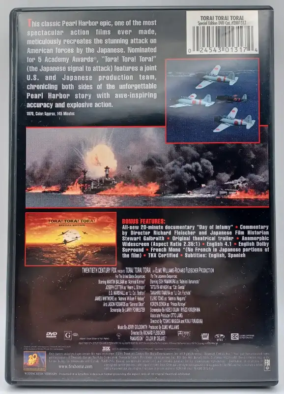 3 War Movies DVD Battleground 1949 Pork Chop Hill 1959 Tora Tora in CDs, DVDs & Blu-ray in City of Montréal - Image 11