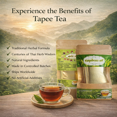 Tapee Tea – Thai Herbal Pain Relief Tea for Joint and Muscle, View more
