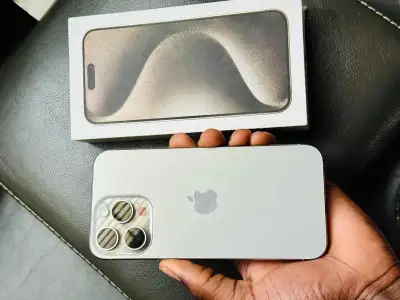 iPhone 15 pro max natural titanium, View more