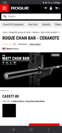 Rogue Chan Bar Cerakote