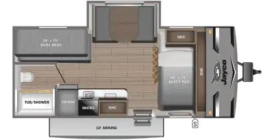 Purchased in June 2023 from RV City Morinville. At under 25 feet, this SUV-towable travel trailer fi...