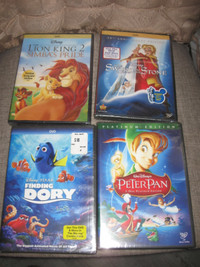 NEW~Sword Stone Lion King 2 Finding Dory Peter Pan DVD Disney