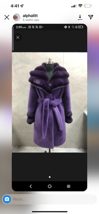 Purple real fur jacket need goneeeee!!!!!