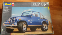 New Boxed Revell Jeep CJ-7 In 1/16 Scale