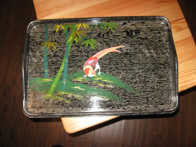 SERVING TRAYS - MANY VINTAGE - 4 great decor pieces in Home Décor & Accents in Bedford - Image 3