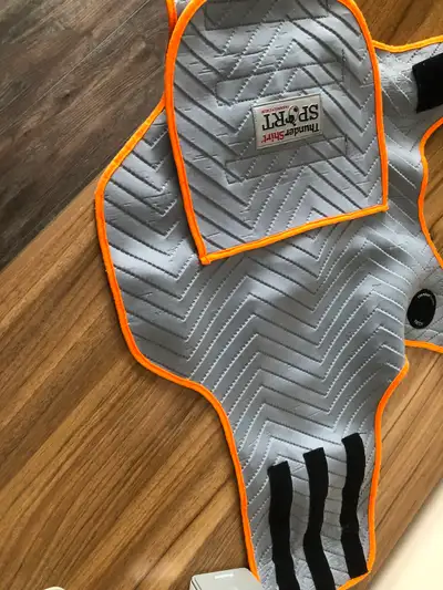 Medium dog anxiety coat/ wrap for fireworks, loud sounds, View more