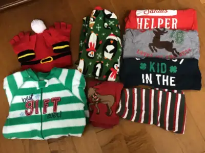 CHRISTMAS HOLIDAY SIZE 2T SHIRTS FLEECE SANTA - 1 ST. PATRICK’S, View more