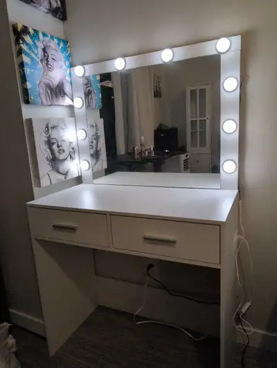 Light Up Vanity White, View more