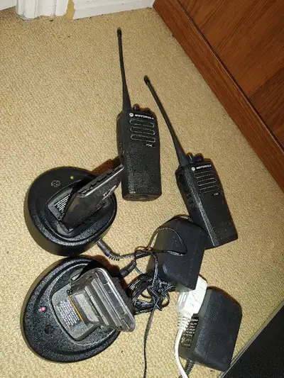 Motorola digital Walkie Talkie radios CP200D - pair, View more