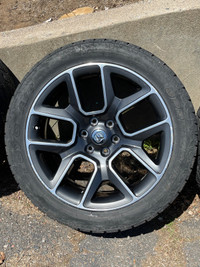22 inch ram sport rims/tires