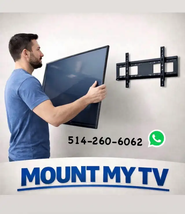 Installation tv mural (professional  in Other in City of Montréal - Image 2
