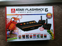 Atari Flashback 6 Game Console with 100 Built-In Games 2 Wireles
