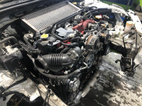 Damaged 2018 SUBRAU IMPREZA WRX STI EJ257 2.5L COMPLETE ENGINE
