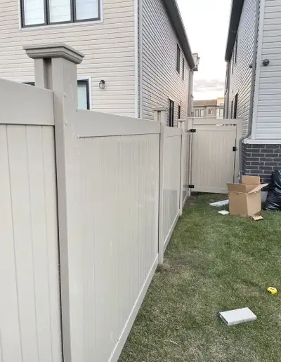 PVC Fence- Beige Color, View more