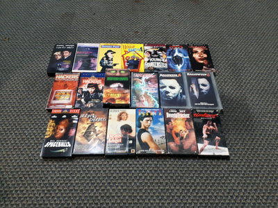 VHS Movies Variety Horror, Trailer,Sic-Fi, Action, Comedy, Disne, View more