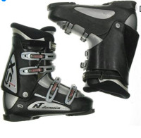 Nordica BSX Black Ski Boots, Mondo, Size 260