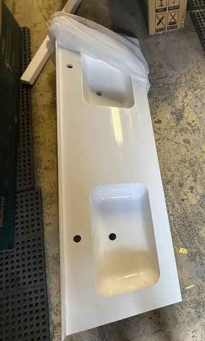 Brand New 72" Double Sink Vanity Top , View more