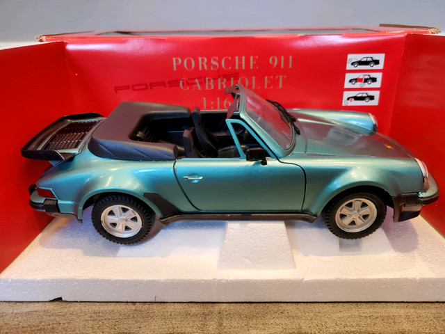 1:16 Diecast Tonka Polistil Porsche 911 930 Turbo Cabriolet Gree in Arts & Collectibles in Kawartha Lakes