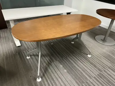 60" Wood Finish Table, View more