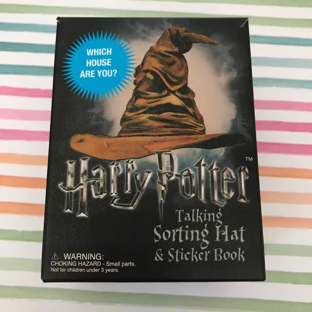 Mini Harry Potter Talking Sorting Hat & Elder Wand HP in Toys & Games in Ottawa - Image 2