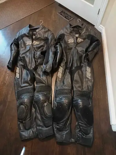 Speed Gear 2 full leather race suits with armour. Sizes 40 and 42. $500 each if sold individually or...