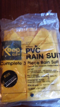 PVC extra large 3pc rain gear