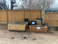 Free Garden boxes and composter