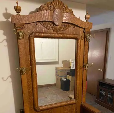 Antique Mirror and Console, View more