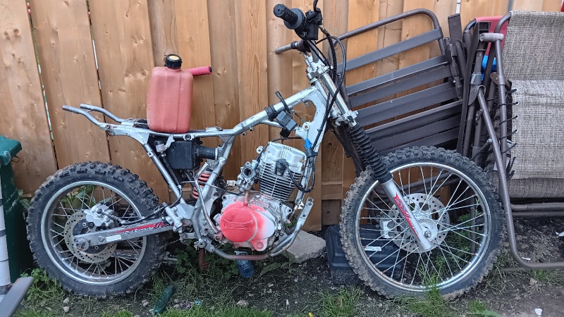 baja 125cc dirt bike