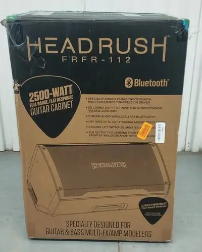 Head Rush FRFR-112 2500w active loudspeaker with Bluetooth, View more