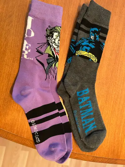 Batman Socks- Never used , View more