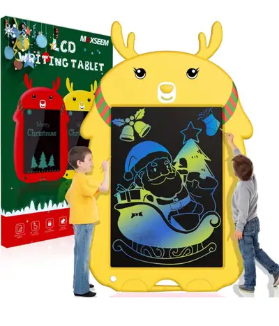 【Bright Colorful LCD Writing Tablet】With liquid crystal technology, our writing tablet provides brig...