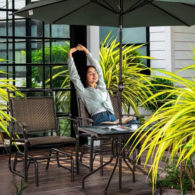 $49-$98, Outdoor Glider Chair, Porch Glider, Patio Rocker in Patio & Garden Furniture in Markham / York Region - Image 7