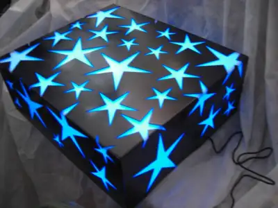 Unique  Star  Wall or  Table   Light  Sculpture, View more