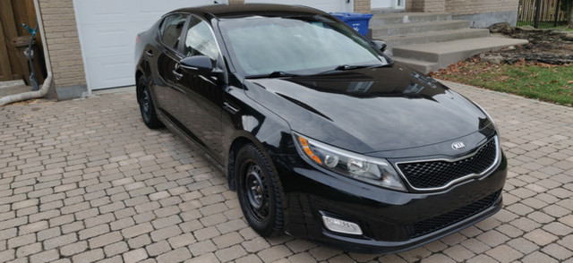 2014 Kia Optima LX 2.4L - Black dans Autos et camions  à Ouest de l’Île