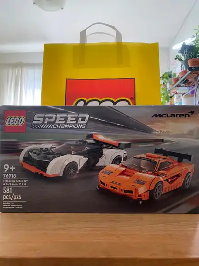 Lego speed champion 76918 McLaren solus gt/ McLaren f1 LM 2 pack, View more