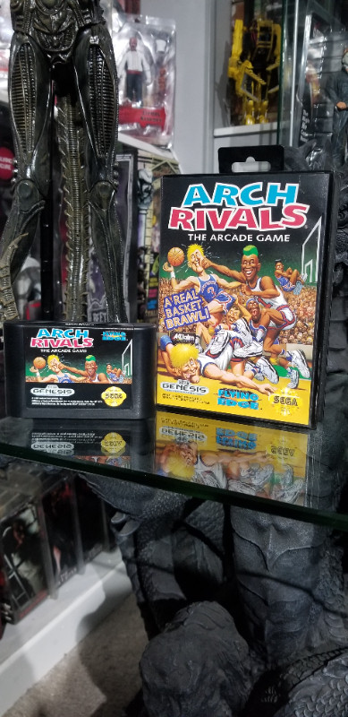 Arch Rivals The Arcade Game CIB Sega Genesis in Older Generation in Hamilton - Image 2