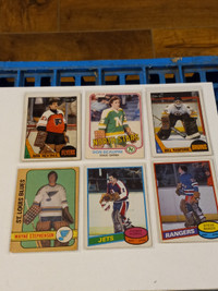 Vintage OPC Hockey Rookie Cards Goalies Hextall,Ranford,Lot 11